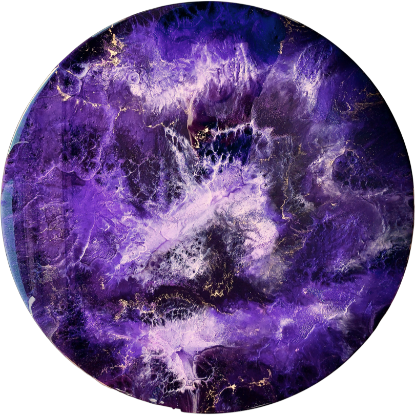 Tableau Déco Abstrait violet – Purple Shigry